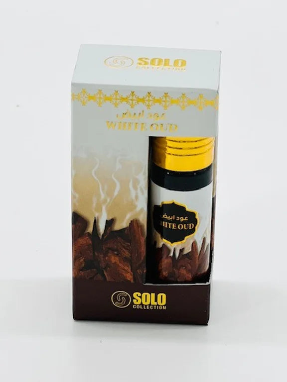 SOLO WHITE OUD 6ML PERFUME ATTAR OIL ROLL ON ALCOHOL FREE