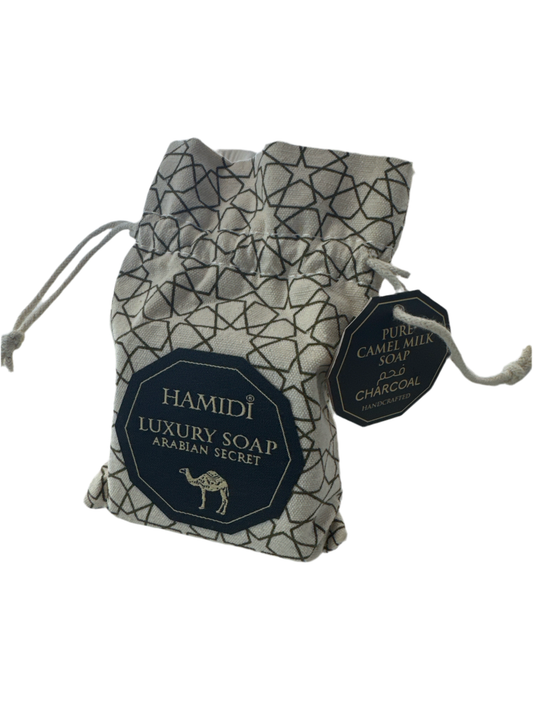 LUXURY CAMEL HAND SOAP - CHARCOAL 115 GM