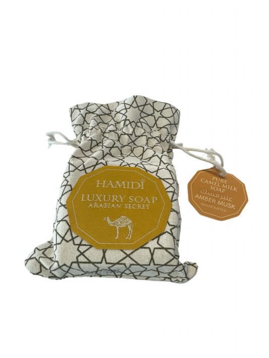 LUXURY CAMEL HAND SOAP - AMBER MUSK 115 GM