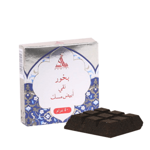 HAMIDI BAKHOOR PURE WHITE MUSK 40 GM TABLET/CHOCOLATE