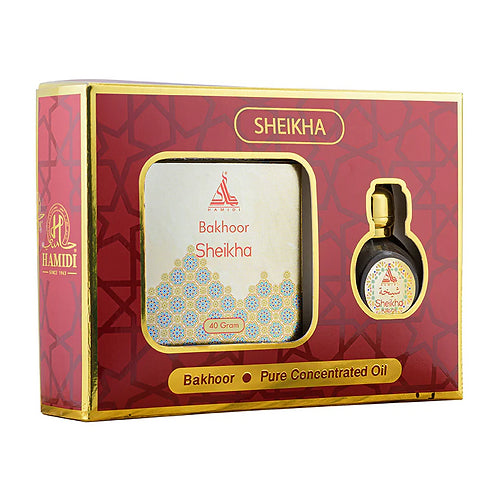 SHEIKHA BAKHOOR 40GM + CPO 15ML - 2 PIECES GIFT SET