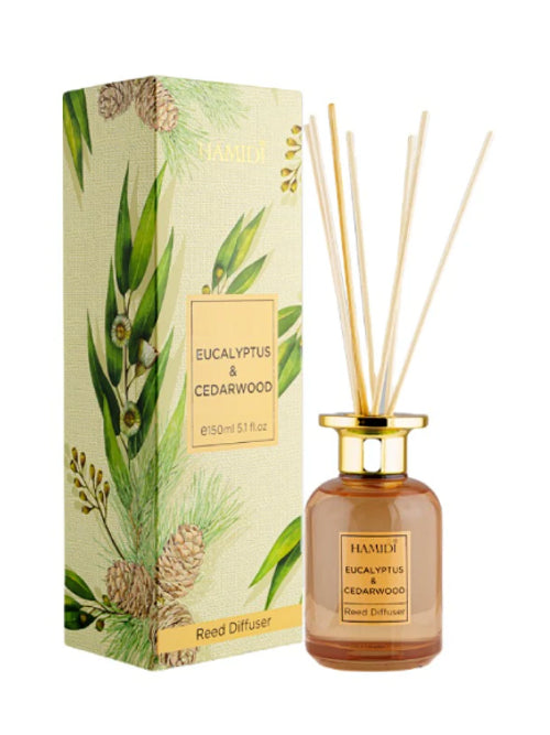 HAMIDI EUCALYPTUS & CEDARWOOD REED DIFFUSER - 150ML