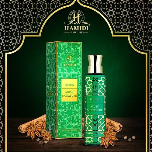 HAMIDI NATURAL MUSK SIGNATURE WATER PERFUME SPRAY 100ML