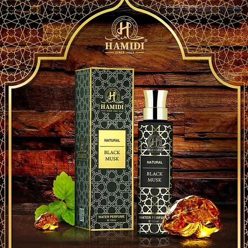 HAMIDI NATURAL BLACK MUSK WATER PERFUME SPRAY 100ML